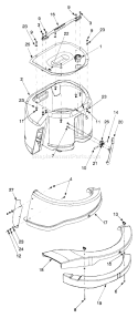 Page A Diagram and Parts List for 13A-325-402 1999 Yard Man Lawn Tractor